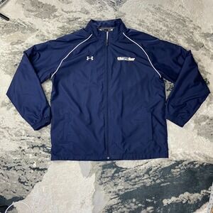 Under Armour Y2K Westlake Thunder Jacket Sz 3XL Blue Basketball NBA Mesh Lined